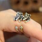 Vintage Giraffe Ring Adjustable Silver Ring Uk Dual Colors Gift Idea Party