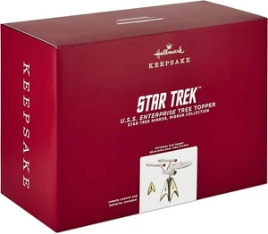 2020 Star Trek U.S.S. Enterprise Mirror Mirror Tree Topper Hallmark Ornament - Picture 1 of 3