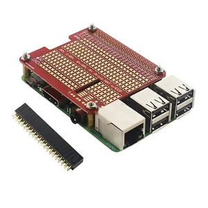 1Pcs 40-Pin GPIO Extension Board DIY Proto HAT Shield For Raspberry Pi 3B/3B+/4B - Afbeelding 1 van 11
