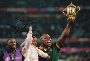 Rugby Union - Bongi Mbonambi - Signed 12x8 Inch Photograph - South Africa - COA - Picture 1 of 1