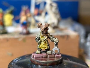 Gut bemalte Halbling Maschinist / Arkaningenieur DND Fantasy Miniatur - Bild 1 von 4