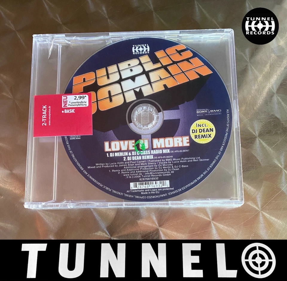 Maxi CD • Public Domain • Love U More - Bild 1 von 1