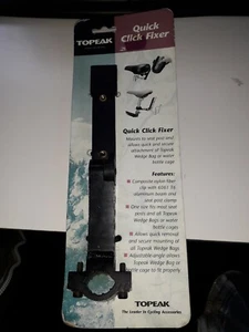 USA TOPEAK Kult Flaschenhalter Taschenhalter Sattel QUICK CLICK FIXER 90er  - Bild 1 von 2