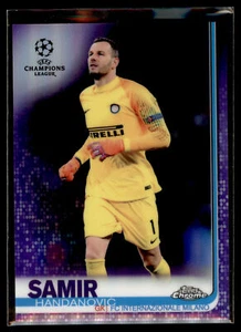 2018-19 Topps Chrome UEFA UCL PURPLE REFRACTOR #7 Samir Handanovic #240/250 - Picture 1 of 2