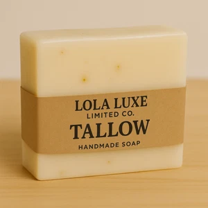 Grass Fed Tallow Handmade Soap Bars- $4.50 for 6oz BIG Bars- BULK DISCOUNTS! - Picture 1 of 3