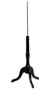 Trípode de madera y metal negro con forma de modista base costurera 34 1/2" de alto - Imagen 1 de 10