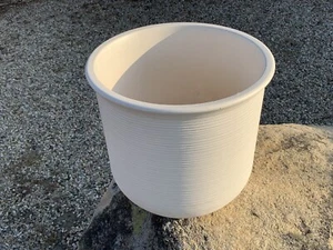 Gainey Ceramics U-14 Large Matte White Planter Mid Century Modern MCM Ringware - Picture 1 of 12