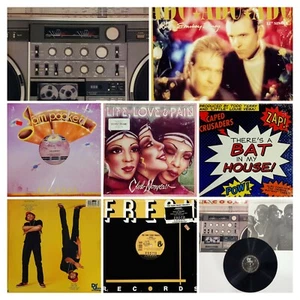 DJ VINTAGE Vinyl 12" Records 33/45 rpm Disco Funk Pop Rock Hip Hop House - Pick - Afbeelding 1 van 84