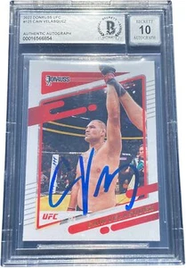 CAIN VELASQUEZ SIGNED 2022 DONRUSS UFC #125 CARD BECKETT BAS AUTO 10 - Picture 1 of 1