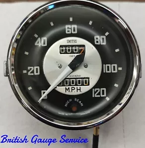 Austin Healey 100 BN2 1955-56 SmithsMPH Speedometer SN6305/00 - Foto 1 di 3
