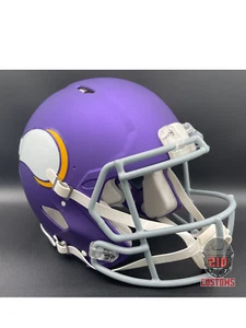 Minnesota Vikings (Tribute) Authentic Riddell Speed Full Size Helmet - Picture 1 of 4