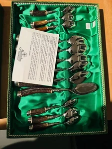 Besteckset Hubertus Solingen Horngriffe, tolles Sammlerset - Bild 1 von 3