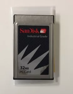 SanDisk SDP3BI-32-201-80 FlashDisk tipo II ATA PCMCIA: temperatura industriale estesa - Foto 1 di 3