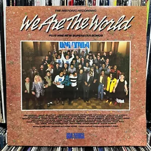 WE ARE THE WORLD (VINYL LP) 1985!! RARE!!! MICHAEL JACKSON + LIONEL RICHIE!!! - Picture 1 of 7