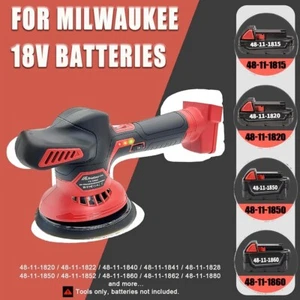 Pulidora tampón de coche inalámbrica para batería Milwaukee 18V 48-11-1850 con 6 variables - Imagen 1 de 12