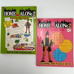 Vintage Home Alone 2 Lost in New York 1992 NEW Coloring & Puzzle Activity Books - Picture 1 of 18