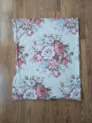 Ralph Lauren River цветочный песок плоский лист Twin размер розовый и желтовато-коричневый VGUC розы - Изображение 1 из 4