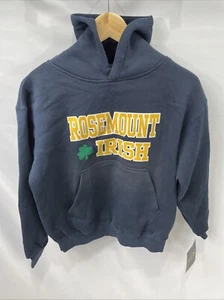 Vintage VOS Rosemount Irish Blue Hoodie Sweatshirt Youth Size XL (18) - Picture 1 of 4