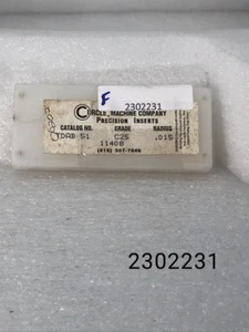 Nuevo paquete completo de 10 insertos de carburo de tungsteno para máquina circular TDAB 51 C25 - Imagen 1 de 6