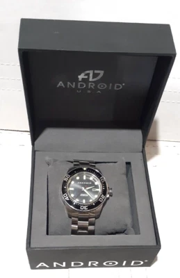 Reloj Android Acero Inoxidable Sólido Cuarzo Divemaster 200 AD765 (#574) Foto 1 de 4
