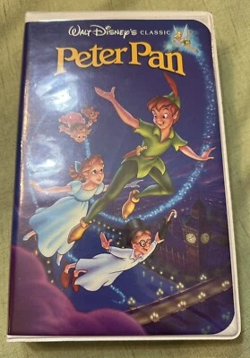 PETER PAN-WALT DISNEY CLASSIC- BLACK DIAMOND VERSION #960(VHS, 1990) RARE Foto 1 de 4