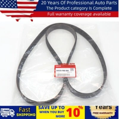 OEM Serpentine Drive Belt For 2002-2006 Honda CR-V 2.4L 31110-RLF 38920-PNB - Image 1 of 2