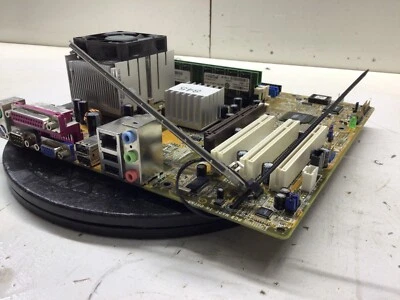 ASUS A7V8X-MX SE Motherboard w/ AMD Athlon XP 1.8GHz 1GB Ram - Image 1 of 4