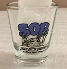 SOB Smokin Oyster Brewery Ft. Myers Beach Florida souvenir shot glass