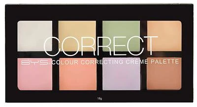 Crema correctora, correctora y paleta de contorno de 8 colores para toda la piel BYS para mujer Foto 1 de 4