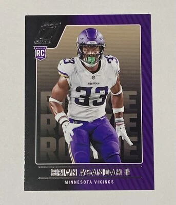 2022 Panini Zenith Brian Asamoah II RC #171 Minnesota Vikings - Image 1 of 2