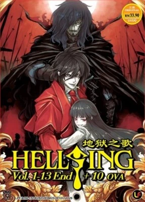 DVD Anime HELLSING Complete TV Series (1-13 End + 10 OVA) English Audio Dubbed - Image 1 of 2