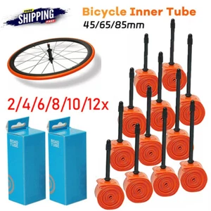 2/4/6/8/10/12x Ultralight Bicycle TPU Inner Tube 700x18/32C Road Bike 45/65/85mm - Picture 1 of 31