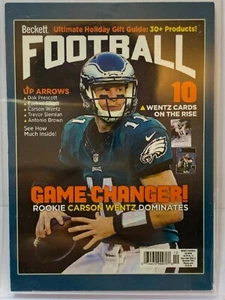 Beckett Rookie Insert Football Card #d 1803/5000 CARSON WENTZ DAK PRESCOTT (i79) - Picture 1 of 2