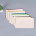 Canvas Zipper Bags Pencil Cases  Makeup pouches with zip, plain pencil pouches