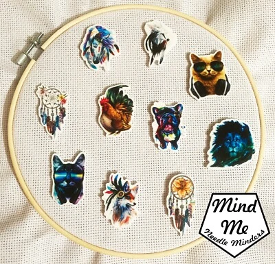 Needle Minder MIND ME Magnetic Keeper animal cross stitch NEW FULL COLLECTION - Image 1 of 4