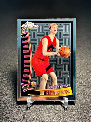 2024 Topps Chrome Gradey Dick #YQ-10 Youthquake Rookie RC Toronto Raptors - Image 1 of 2