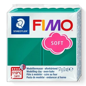 Staedtler FIMO Soft Oven-Bake Modelling Clay 57g Emerald Green - Picture 1 of 4