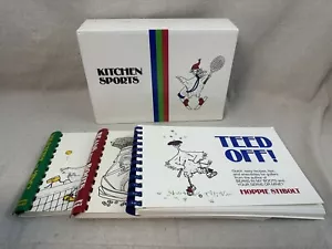 Kitchen Sports Box Set ~ Hoppie Stibolt ~ Cookbook / Recipes/ Humor - Foto 1 di 8