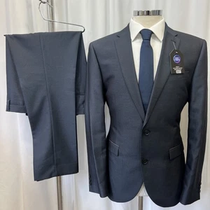 Traje NEXT TAILORING Azul Moderno Calce Ajustado 2 Piezas C42R W38R L31 - Imagen 1 de 22