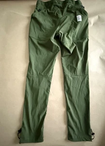Topo Designs Tech Pants Size Small DWR Olive Green Womens 2-Way Stretch - Picture 1 of 24