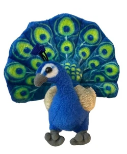 Wild Republic Peacock Plush Stuffed Animal 9" - Picture 1 of 3
