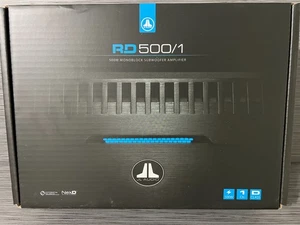 JL Audio RD500/1 RD-Series 500W Monoblock Class-D Car Audio Amplifier NEW - Picture 1 of 12