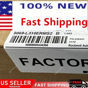 -- 5069-L310ERMS2 Brand  CompactLogix 5380 Controller US Free Tax NEW - Picture 1 of 4