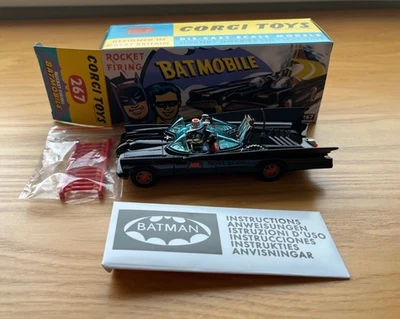 Corgi #267 Batmobile Re-issue with COA - Glossy Version - Mint - Image 1 of 3