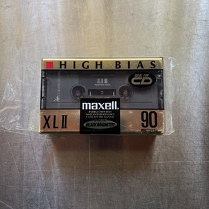 Maxell XLII 90 HIGH Bias Epitaxial Audio Cassette Tape 2 Lot Pack Japan Vintage - Picture 1 of 3