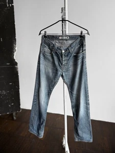 Levis 524 Engineered Mens Vintage Blue Twisted Seam Denim Jeans Size W32 L32, S - Picture 1 of 8