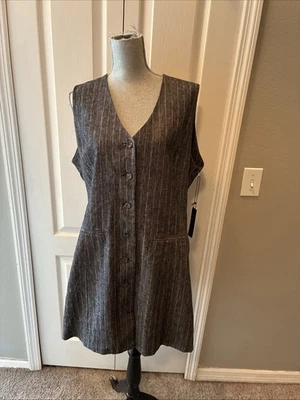 tahari Ladies Linen Blend Dress Size XL - Image 1 of 4