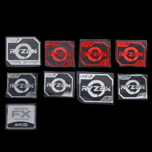 Autocollant sticker métal pour ordinateur portable AMD Ruilong Ryzen R9 R7 R5 R3 Vega logo - Photo 1/16