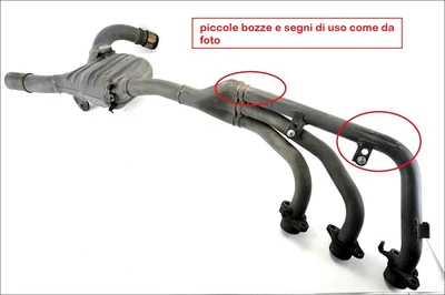 Honda GL 1800 F6B Goldwing Bagger 12 16 collettore di scarico sinistro con catal - Immagine 1 di 4