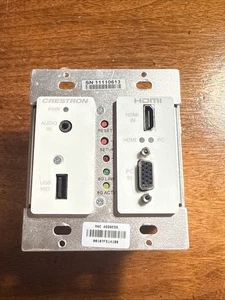 Crestron DM-TX-200-C-2G-W-T Wall Plate DigitalMedia 8G+ Transmitter 200, White - Picture 1 of 2